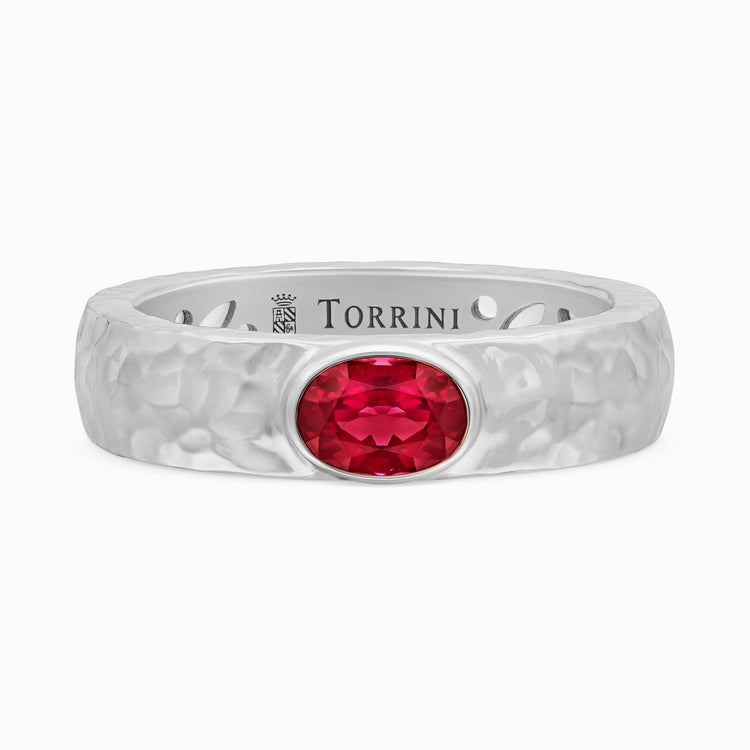 Ruby Torrini Classic Ring, platinum