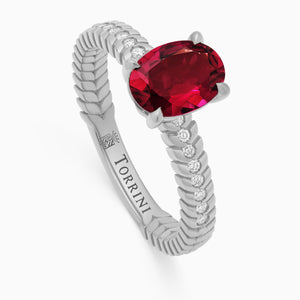 Ruby Alloro Griffe Large, platinum