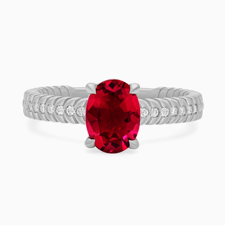 Ruby Alloro Griffe Large, platinum