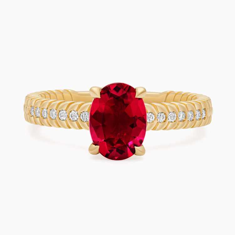 Ruby Alloro Griffe Large, yellow gold