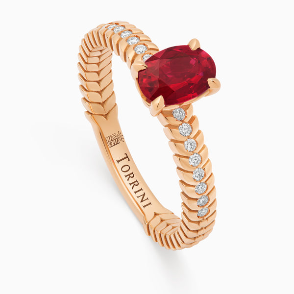 Ruby Alloro Griffe Medium, rose gold