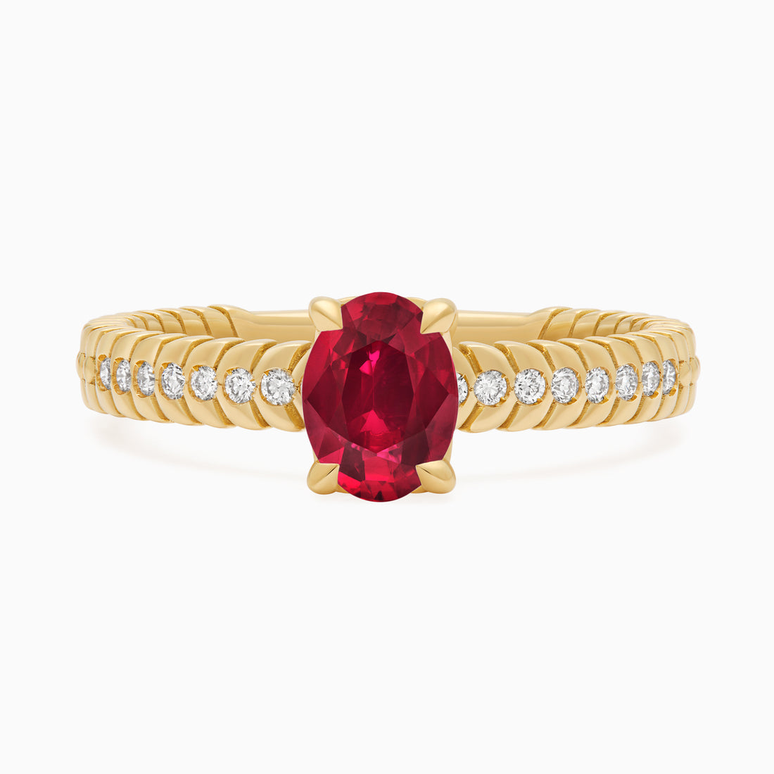 Ruby Alloro Griffe Medium, yellow gold