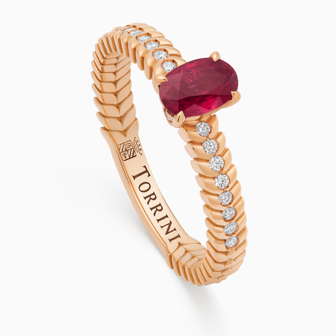 Ruby Alloro Griffe Small, rose gold