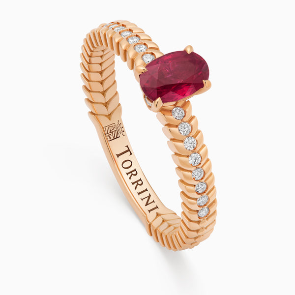 Ruby Alloro Griffe Small, rose gold