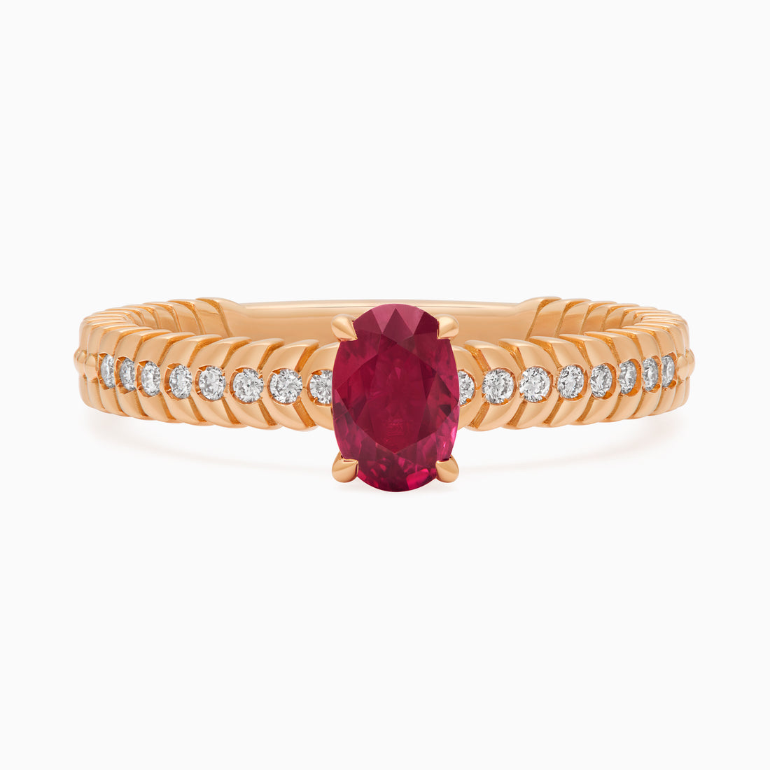 Ruby Alloro Griffe Small, rose gold