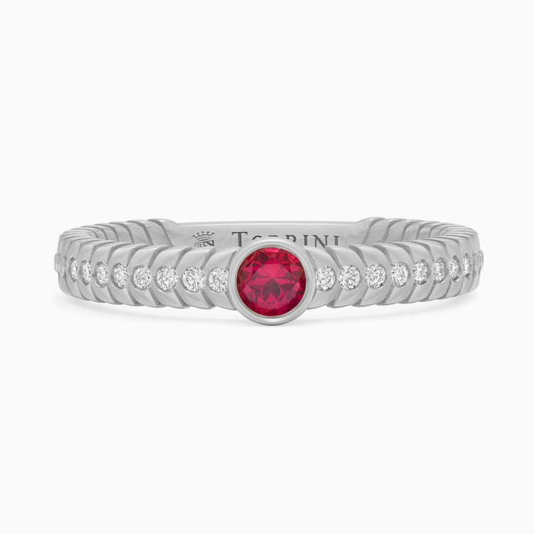 Ruby Alloro Classic Oversize, platinum