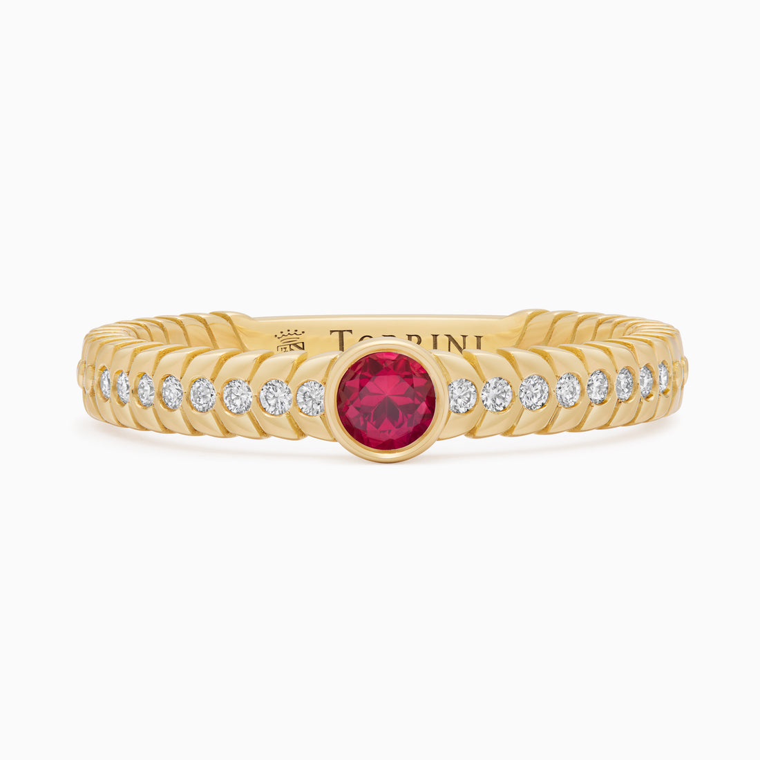 Ruby Alloro Classic Oversize, yellow gold