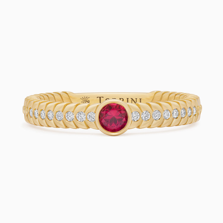 Ruby Alloro Classic Oversize, yellow gold