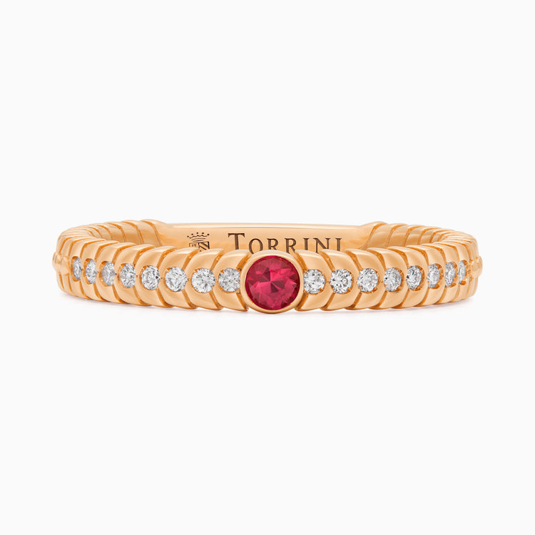 Ruby Alloro Classic with diamonds, rose gold