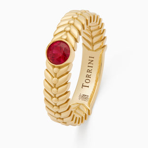 Ruby Alloro Big, yellow gold