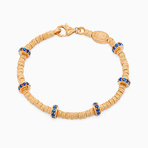 Sapphire Botticelle Medium Bracelet, Rose Gold