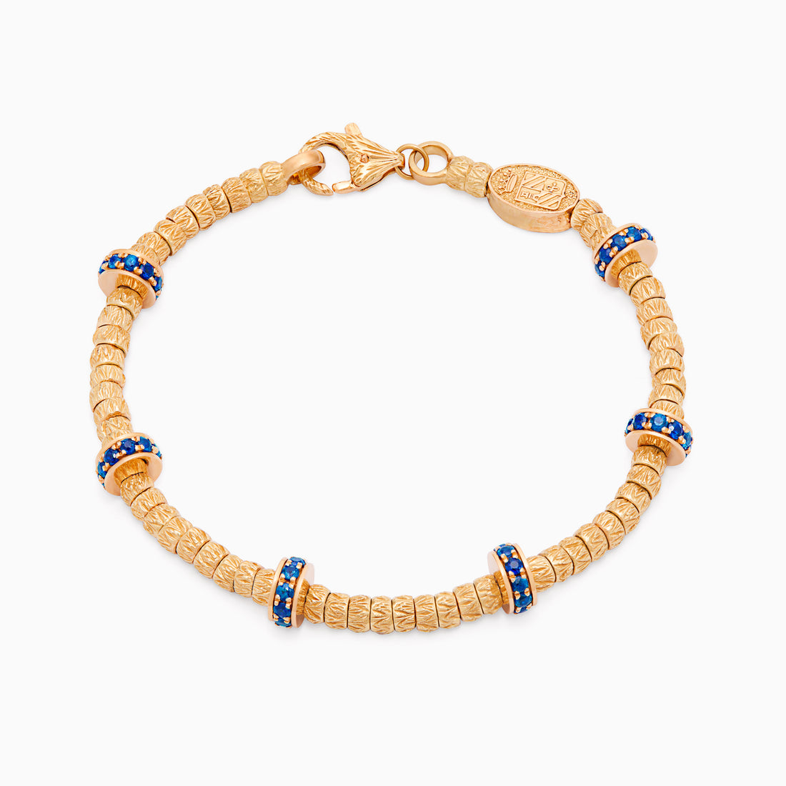 Sapphire Botticelle Medium Bracelet, Rose Gold