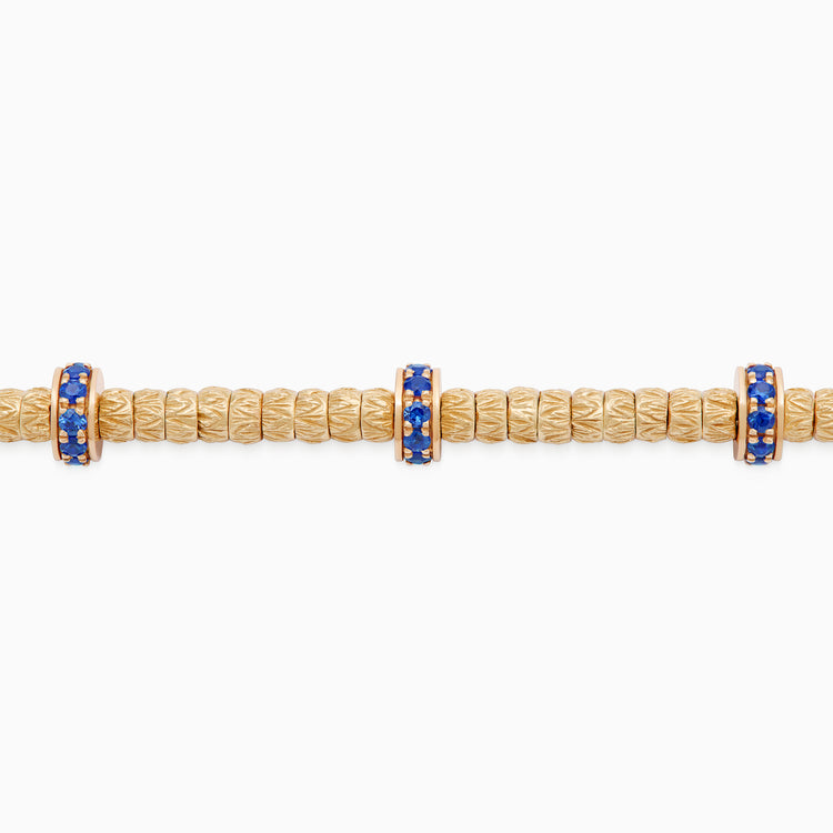 Sapphire Botticelle Medium Bracelet, Rose Gold