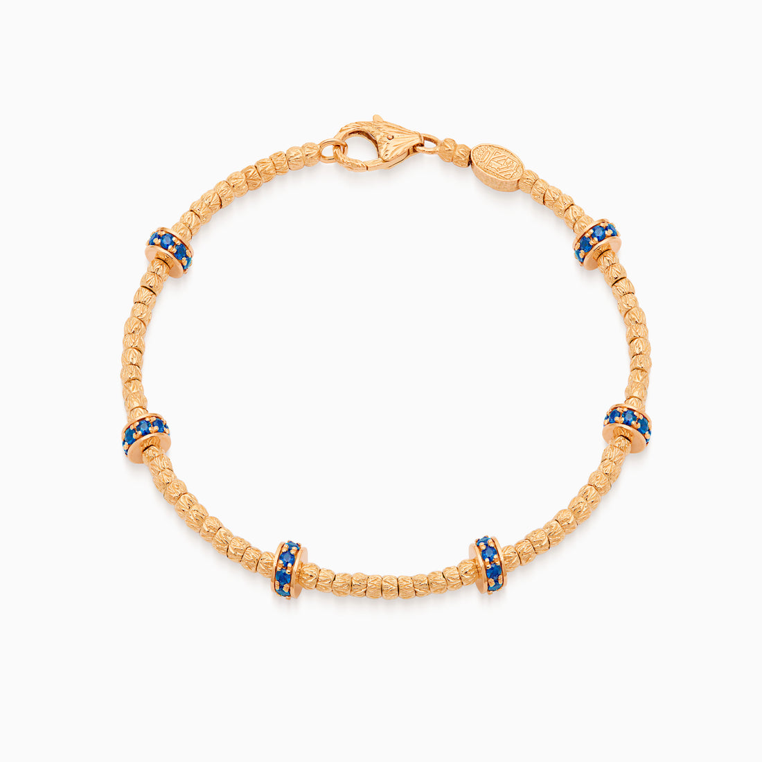 Sapphire Botticelle Small Bracelet, Rose Gold