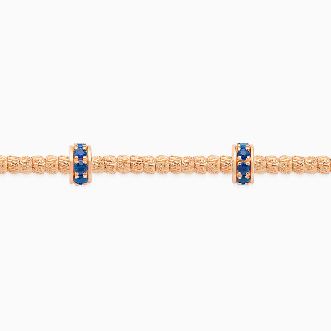 Sapphire Botticelle Small Bracelet, Rose Gold