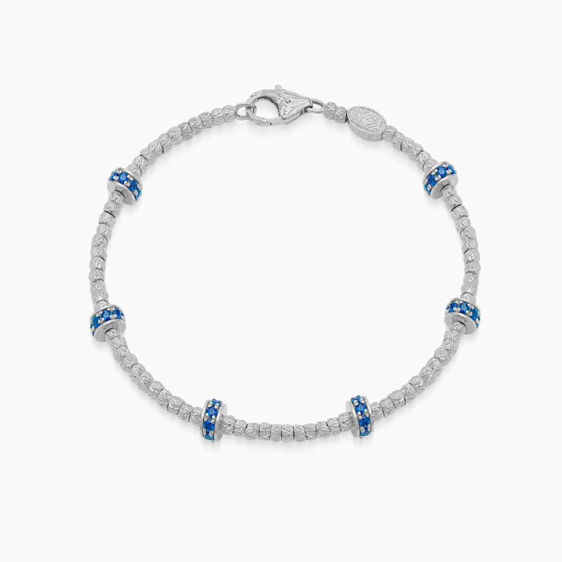 Sapphire Botticelle Small Bracelet, White Gold