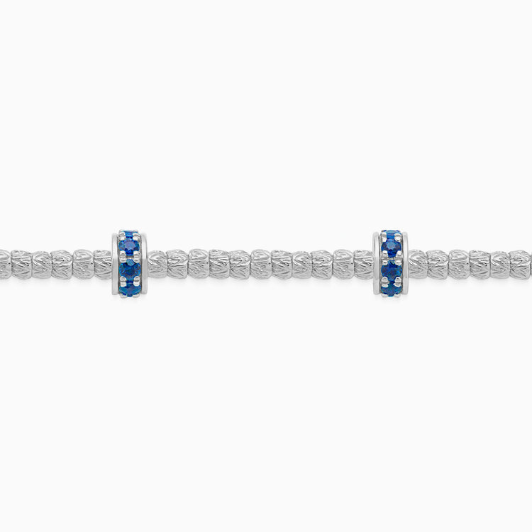 Sapphire Botticelle Small Bracelet, White Gold