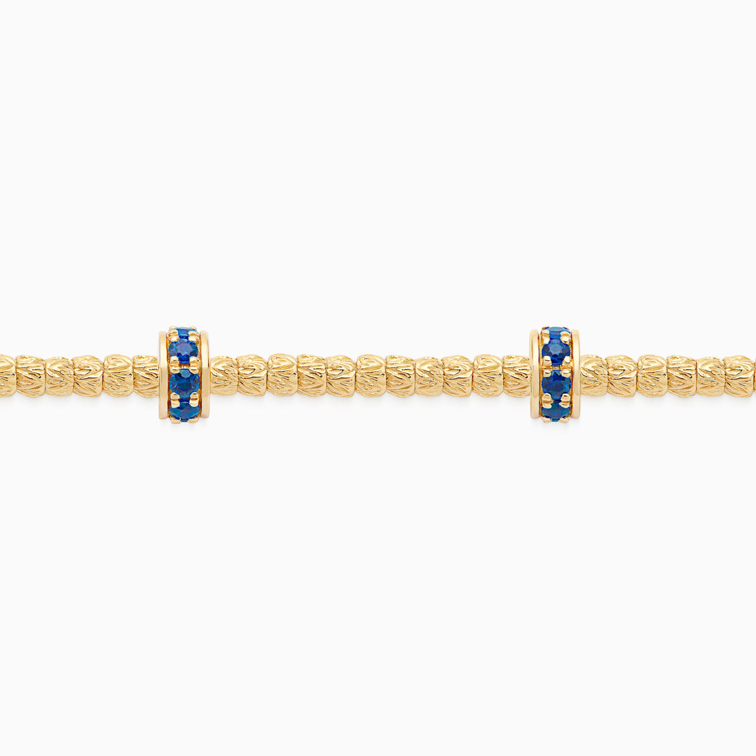 Sapphire Botticelle Small Bracelet, Yellow Gold
