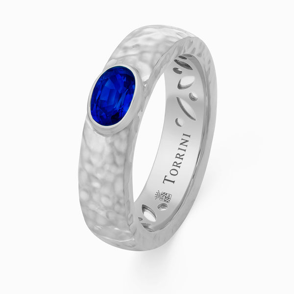Sapphire Torrini Classic Ring, platinum
