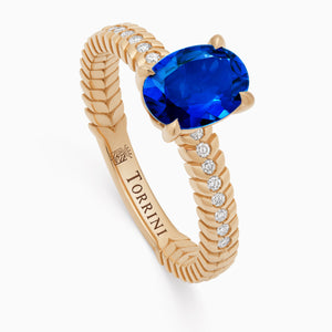 Sapphire Alloro Griffe Large, rose gold