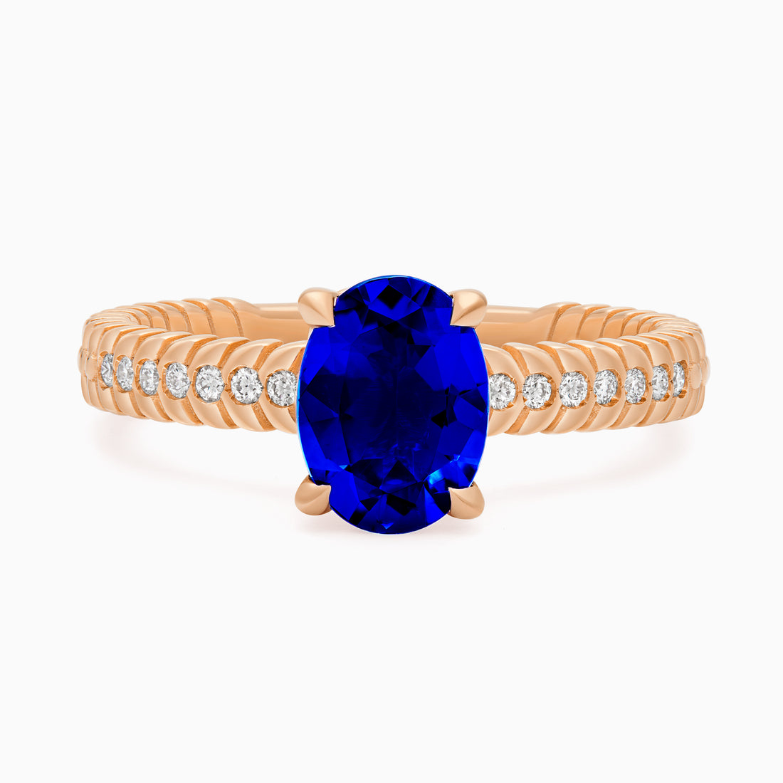 Sapphire Alloro Griffe Large, rose gold
