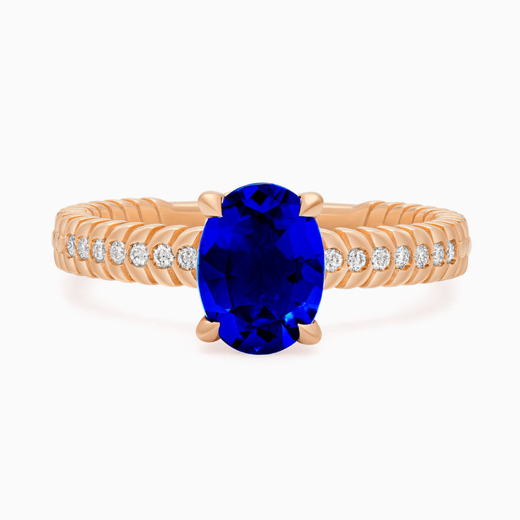 Sapphire Alloro Griffe Large, rose gold