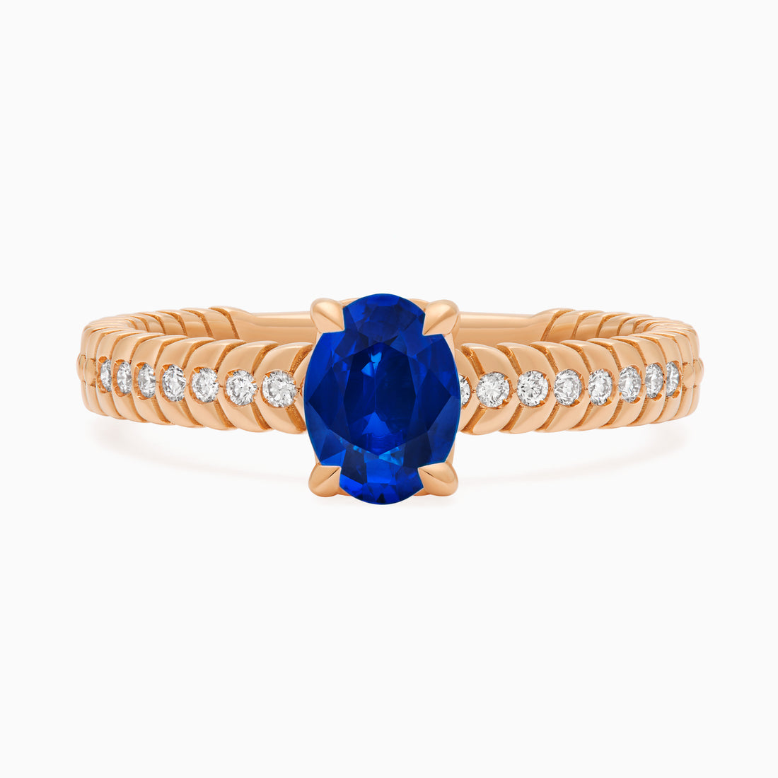 Sapphire Alloro Griffe Medium, rose gold