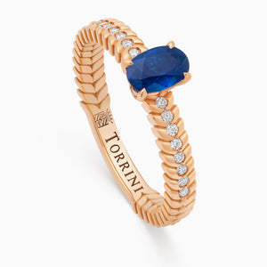 Sapphire Alloro Griffe Small, rose gold