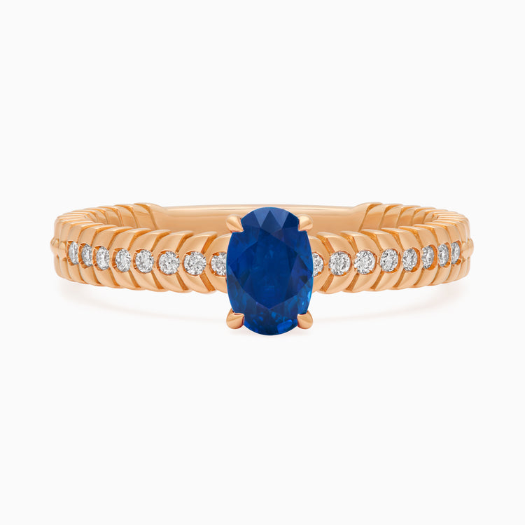 Sapphire Alloro Griffe Small, rose gold