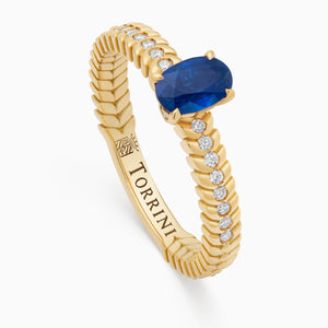 Sapphire Alloro Griffe Small, yellow gold
