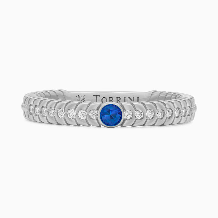 Sapphire Alloro Classic with diamonds, platinum