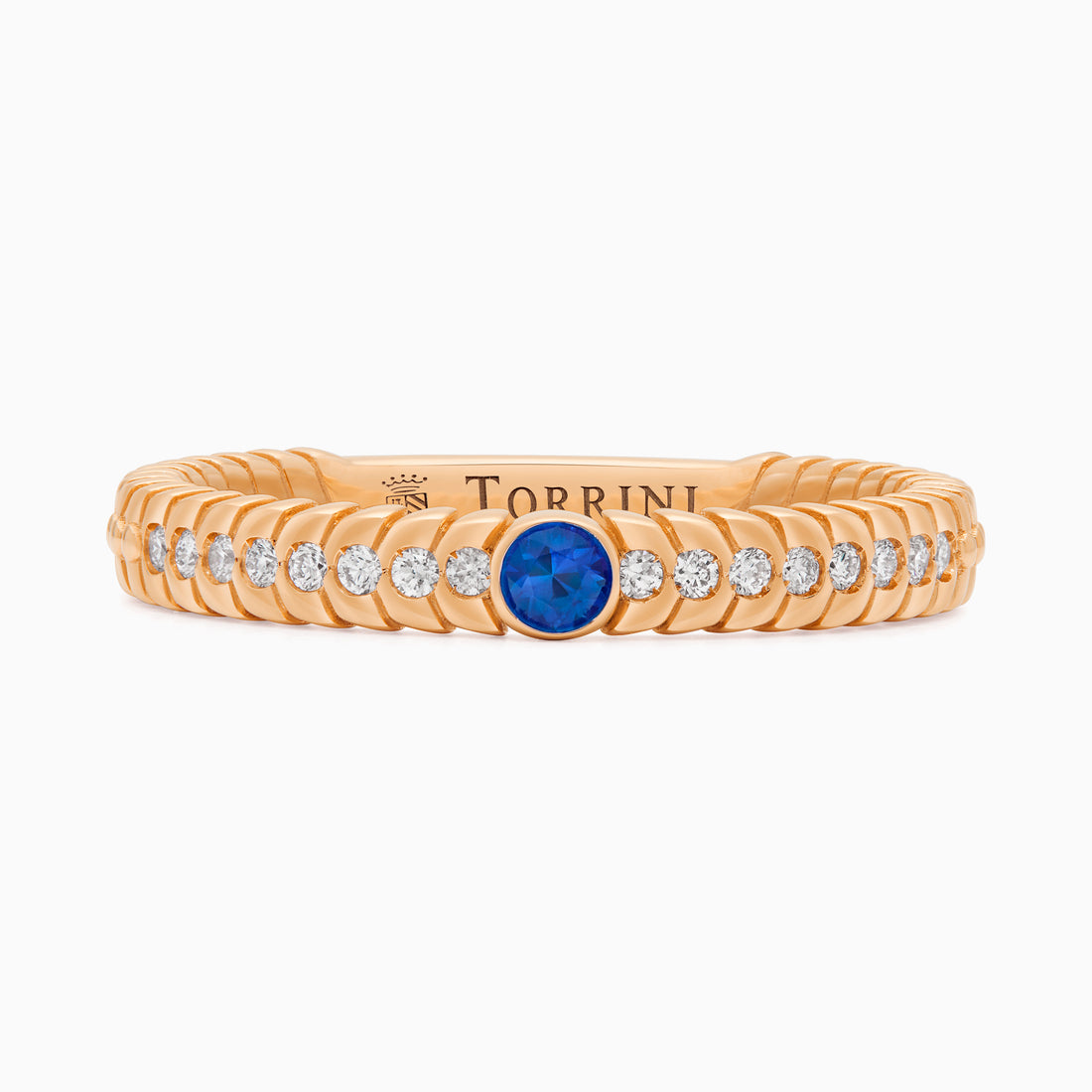 Sapphire Alloro Classic with diamonds, rose gold