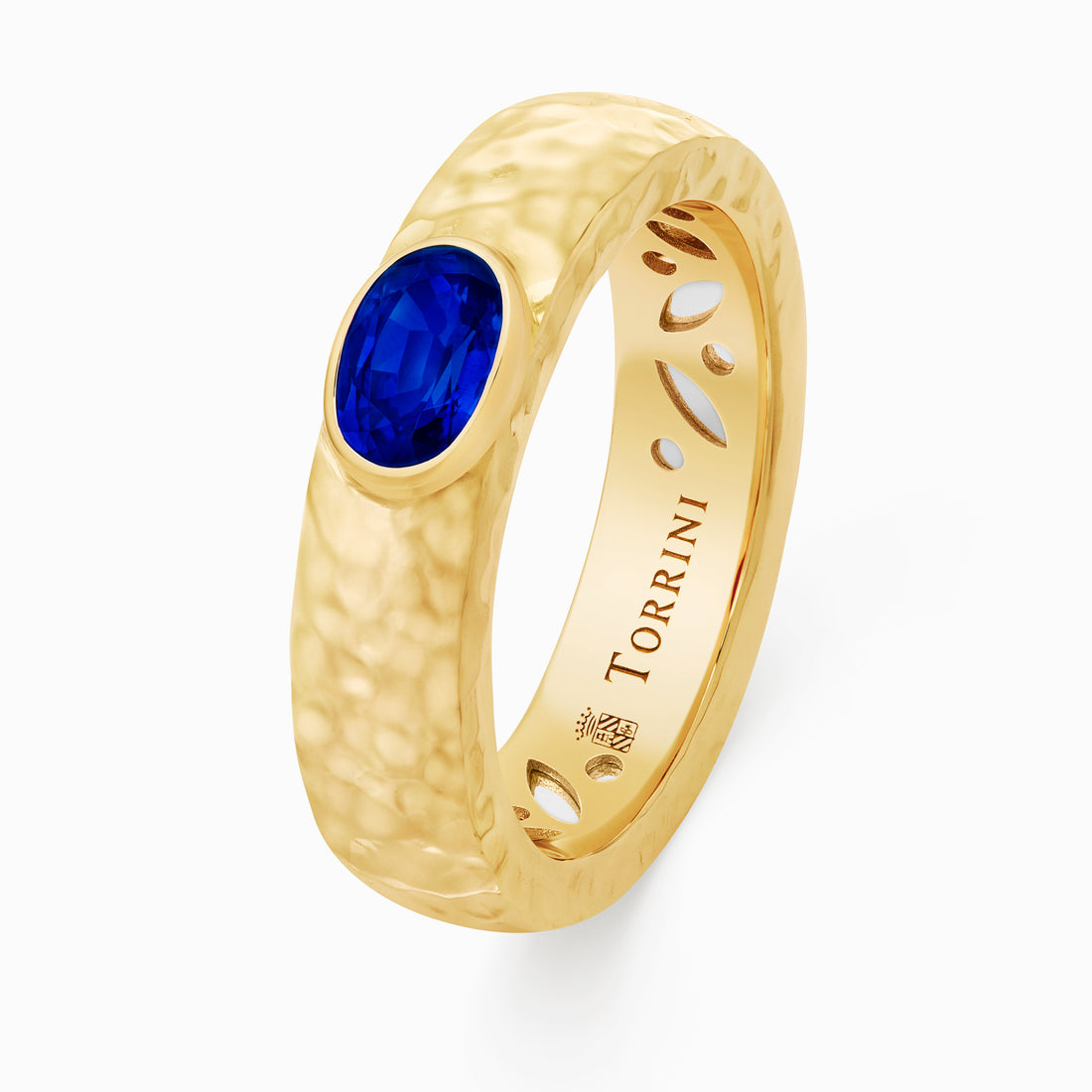 Sapphire Torrini Classic Ring, yellow gold