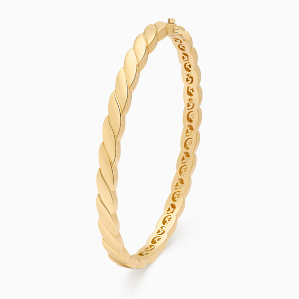 Gold Onda Bracelet, Yellow Gold