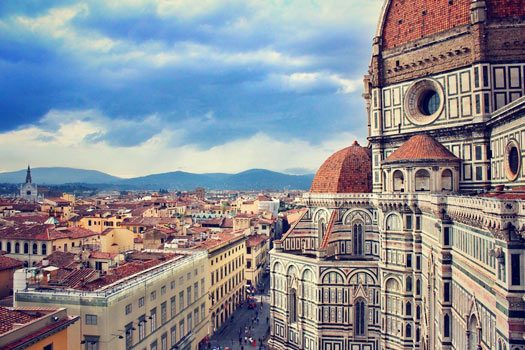 Florence Cathedral and the city rooftops