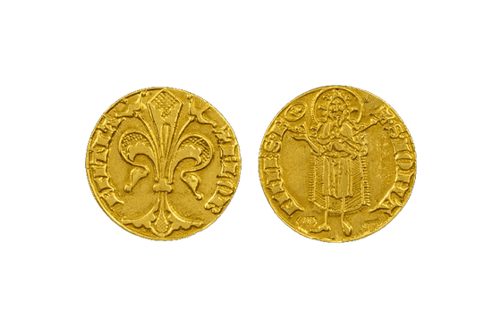 Gold Florin of 1252, both faces